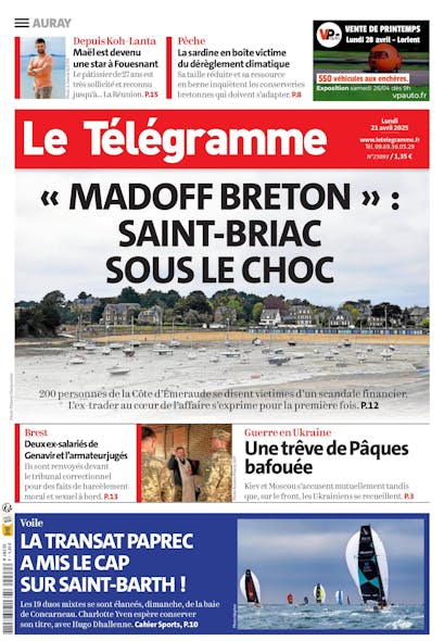 Le Télégramme Édition Auray