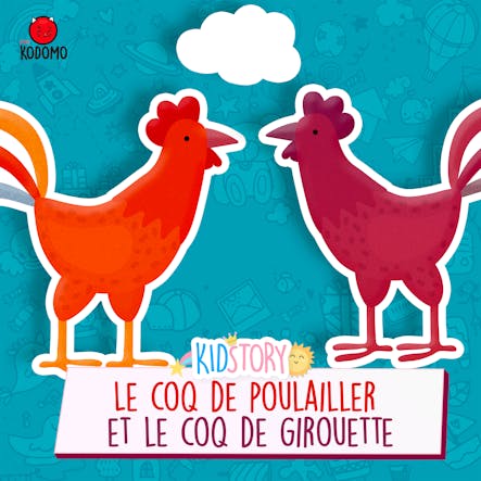 Le Coq De Poulailler Et Le Coq De Girouette