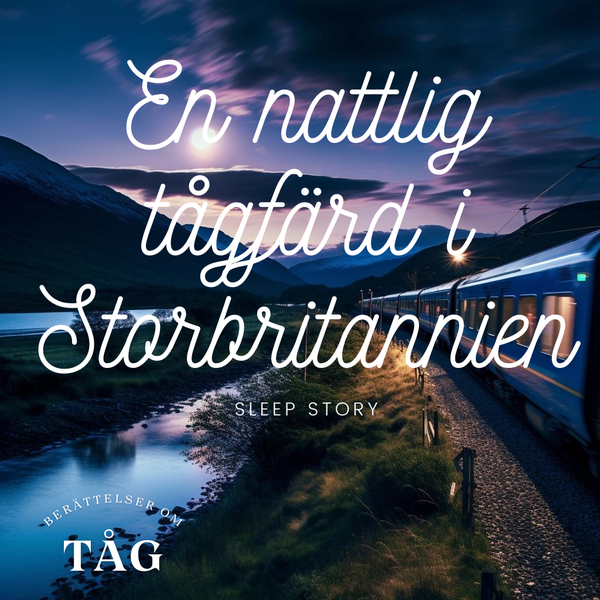 En nattlig tågfärd genom Storbritannien