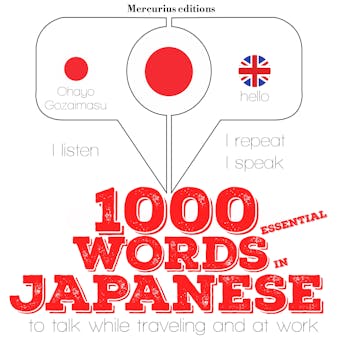 1000 essential words in Japanese - undefined