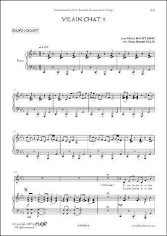 Vilain Chat !! - J.-M. MAURY - Chorale d'Enfants et Piano | Jean-Michel Maury