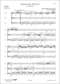 Sonatine Opus 36 No. 6 - M. CLEMENTI - Trio à Cordes | Muzio CLEMENTI