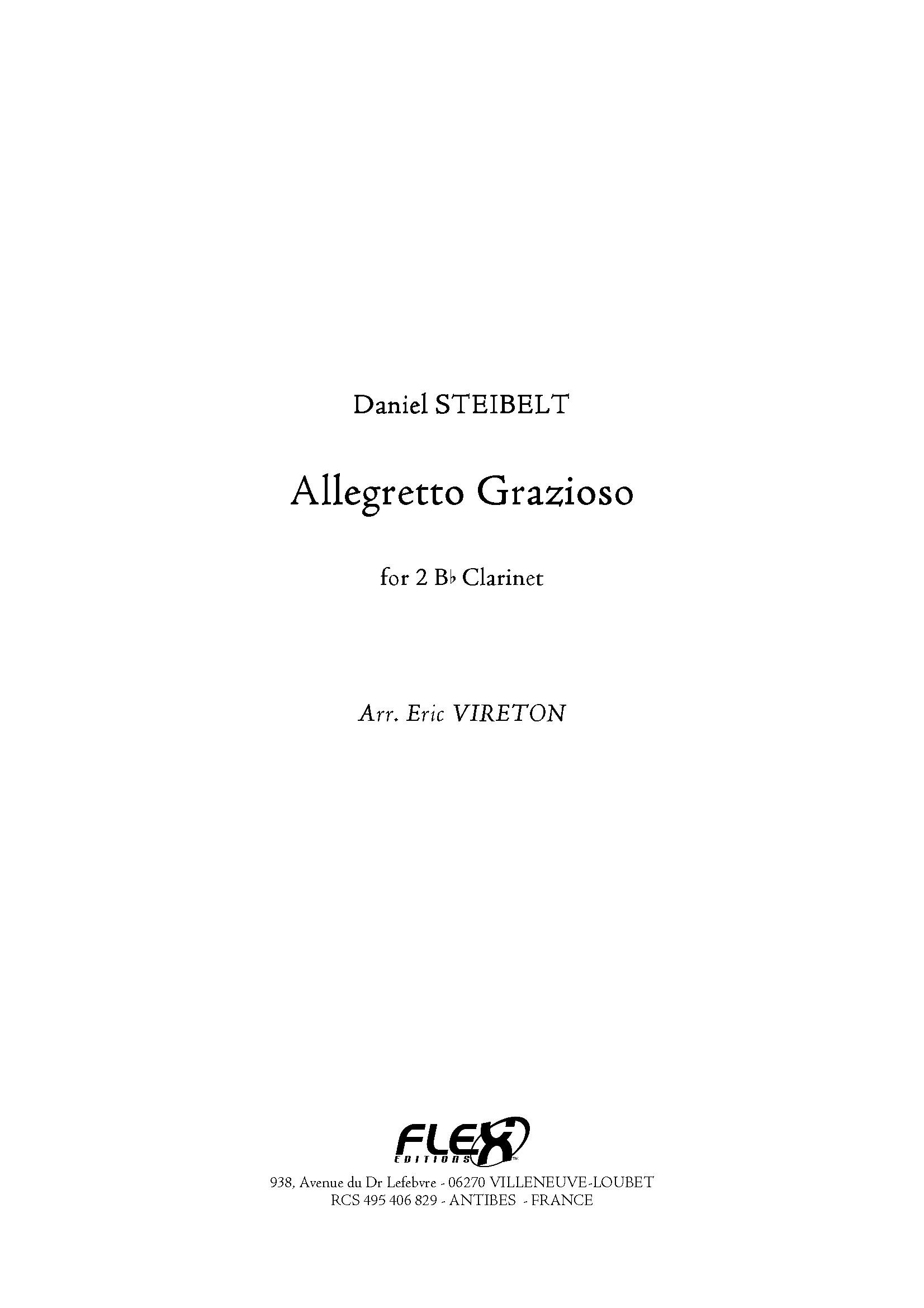 Allegretto Grazioso - D. STEIBELT - Duo de Clarinettes | Daniel Steibelt