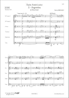Suite Américaine - 2 - Argentina - P. BERNARD - Sextuor de Cuivres | BERNARD Patrice