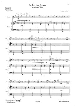 Le Bal des Jouets - P. PROUST - Violon et Piano | Pascal Proust