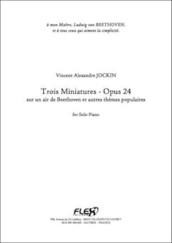 Trois Miniatures Opus 24 V. A. JOCKIN Piano Solo | Vincent A. Jockin