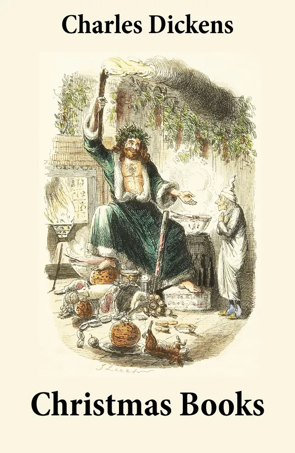 5 Christmas Books : Unabridged and Fully Illustrated: A Christmas Carol; The Chimes; The Cricket on the Hearth; The Battle of Life; The Haunted Man
