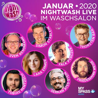 NightWash Live, Januar 2020 - Sven Bensmann, Serkan Ates-Stein, Thorsten Bär, Falk Pyrczek, Simon Stäblein, Tobias Rentzsch, Lara Ermer, Friedemann Weise