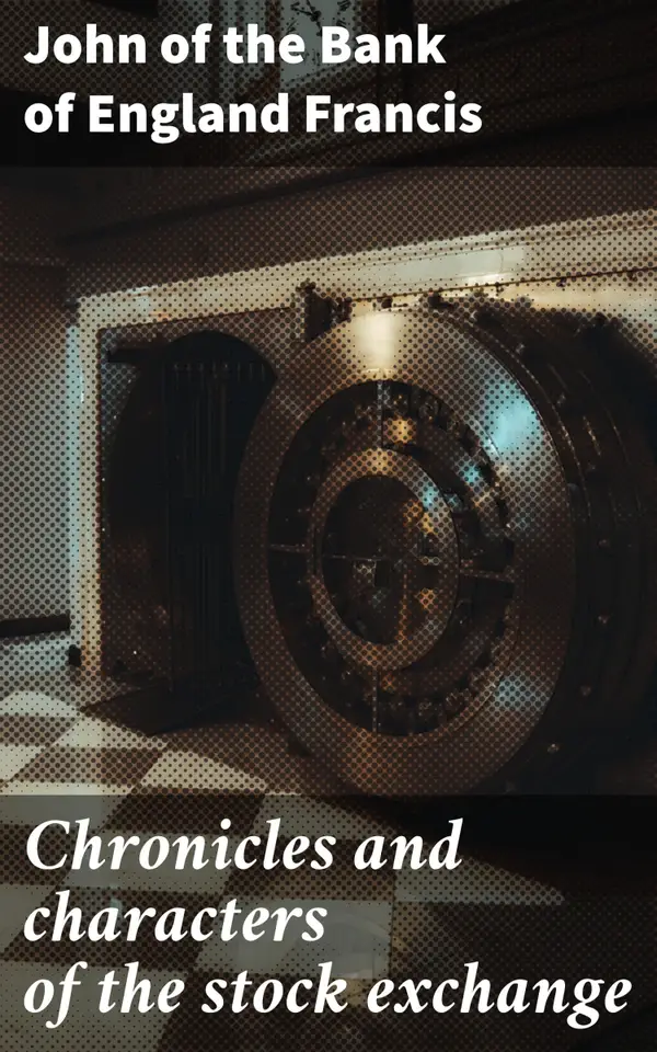 Chronicles and characters of the stock exchange : Tales of Banking and Trading: An Insightful Chronicle of Market Characters and Financial Anecdotes