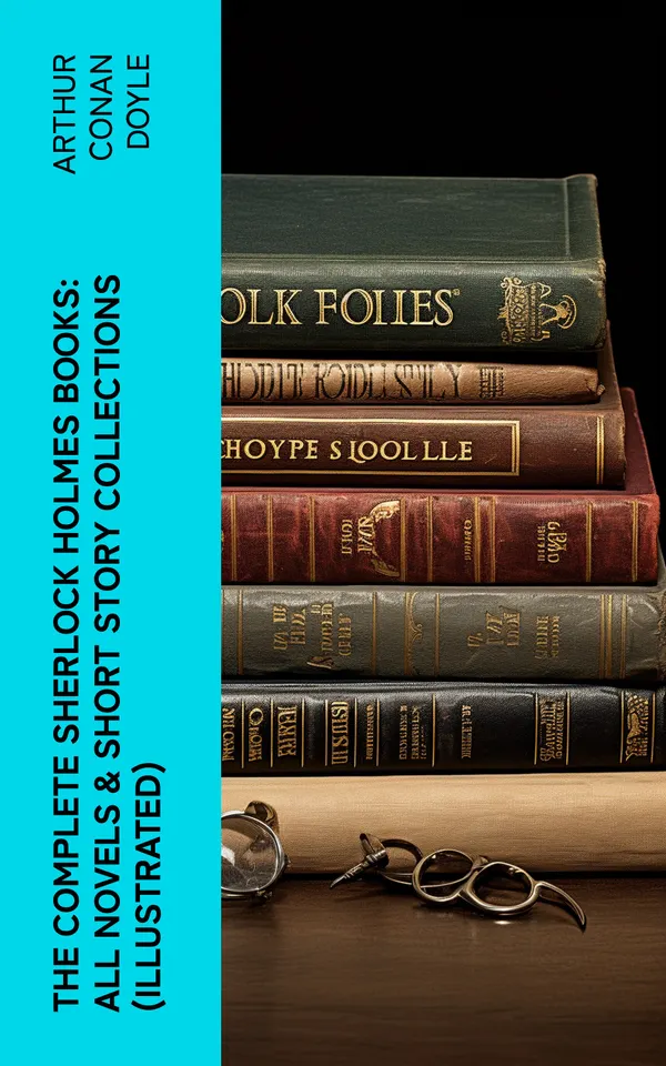 The Complete Sherlock Holmes Books: All Novels & Short Story Collections (Illustrated) : A Study in Scarlet, The Sign of Four, The Hound of the Baskervilles, The Valley of Fear…