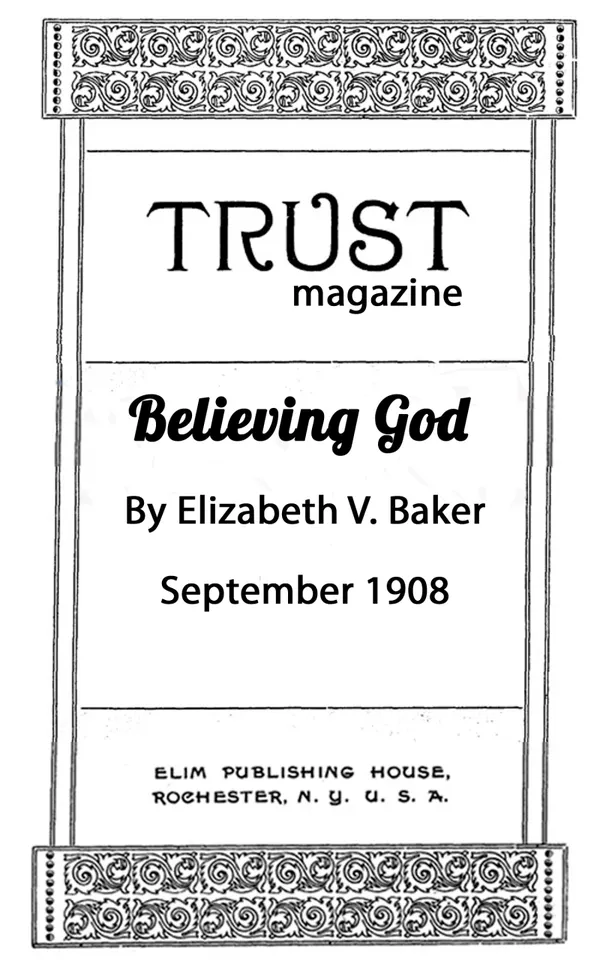 Believing God