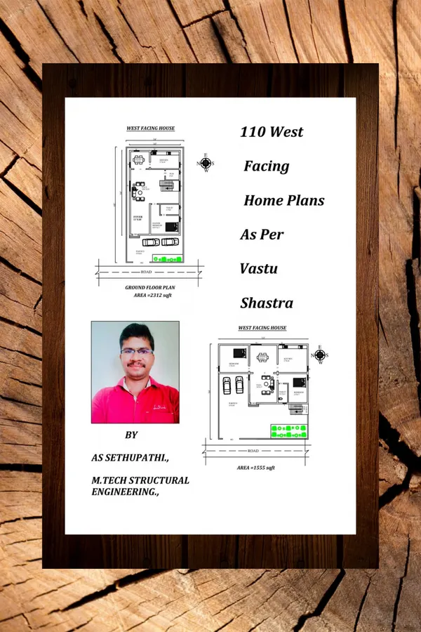 110 West Facing Home Plans As Per Vastu Shastra