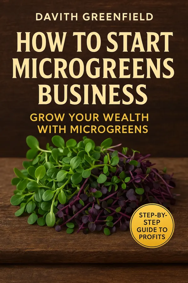 How to Start a Microgreens Business : A Step-by-Step Guide to Growing and Selling Microgreens for Beginners