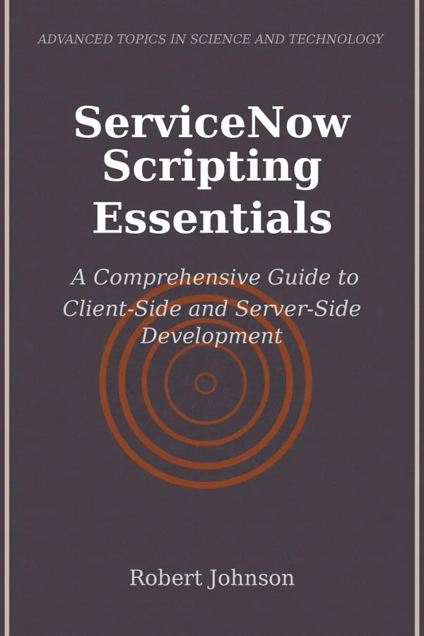 ServiceNow Scripting Essentials : A Comprehensive Guide to Client-Side and Server-Side Development