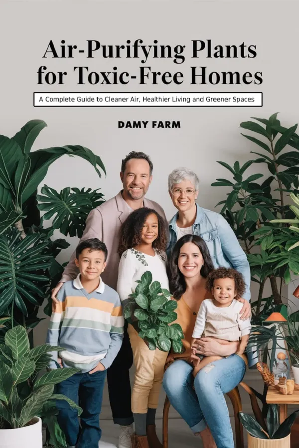 Air-Purifying Plants for Toxic Free Homes : A Complete Guide to Cleaner Air, Healthier Living and Greener Spaces
