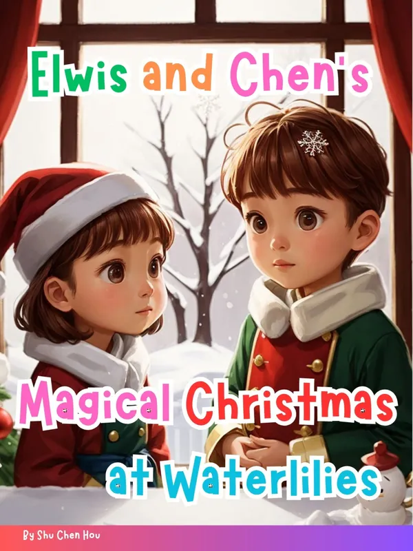 Elwis and Chen's Magical Christmas at Waterlilies : A Heartwarming Holiday Adventure in a Snowy Wonderland!