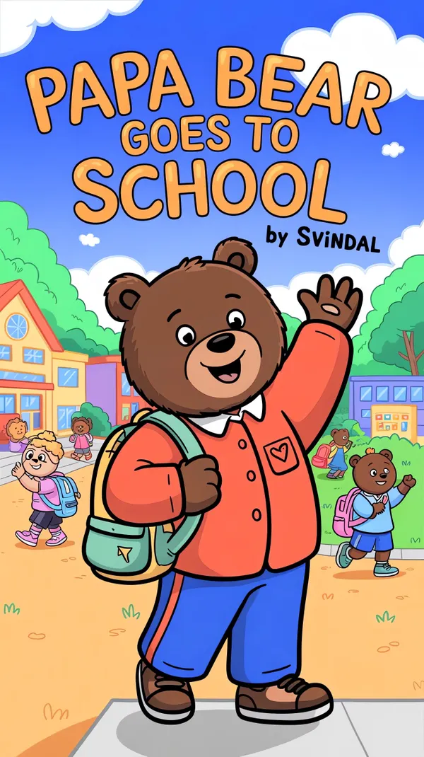 Papa Bear goes to school
