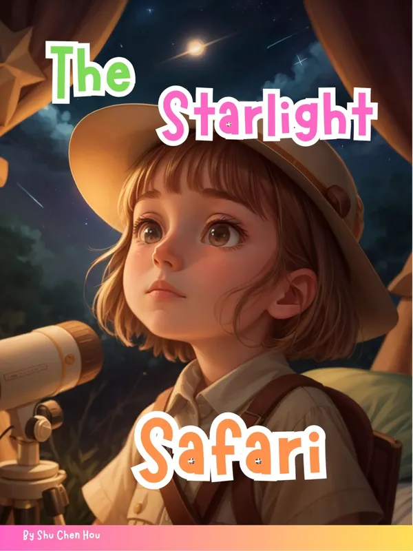 The Starlight Safari : Emma’s Nighttime Journey with Glowing Creatures and Cosmic Wonders