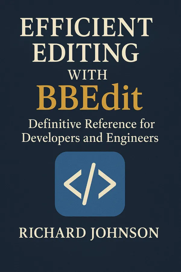 Efficient Editing with BBEdit : Definitive Reference for Developers and Engineers