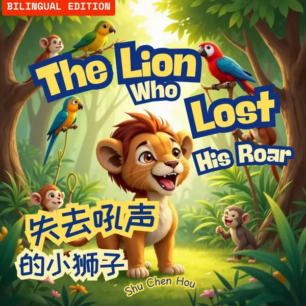 The Lion Who Lost His Roar | 失去吼声的小狮子 : A heartwarming bilingual story of courage, friendship, and finding your true voice | 勇气与友谊的双语儿童故事