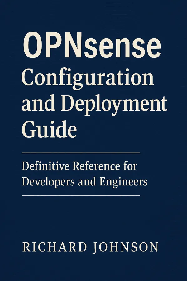 OPNsense Configuration and Deployment Guide : Definitive Reference for Developers and Engineers