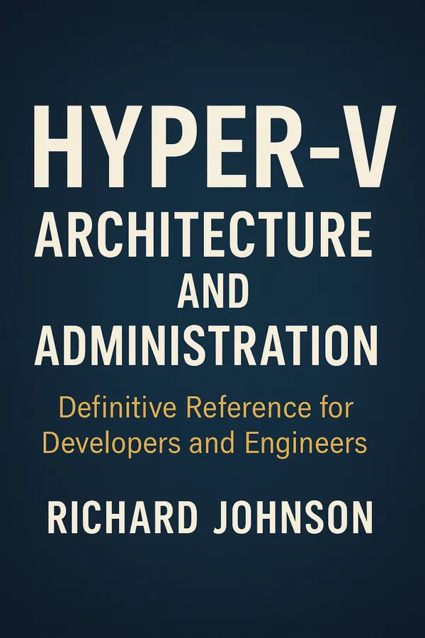 Hyper-V Architecture and Administration : Definitive Reference for Developers and Engineers