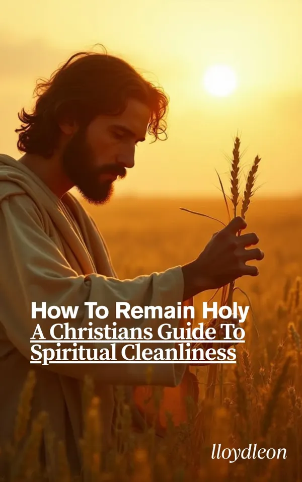 How To Remain Holy : A Christians Guide To Spiritual Cleanliness