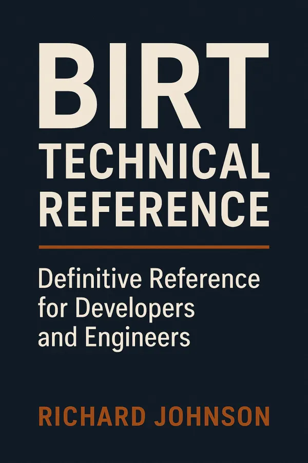 BIRT Technical Reference : Definitive Reference for Developers and Engineers