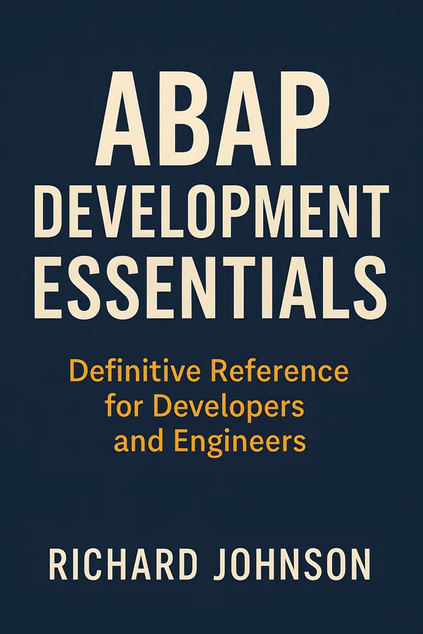 ABAP Development Essentials : Definitive Reference for Developers and Engineers
