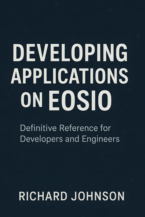 Developing Applications on EOSIO : Definitive Reference for Developers and Engineers