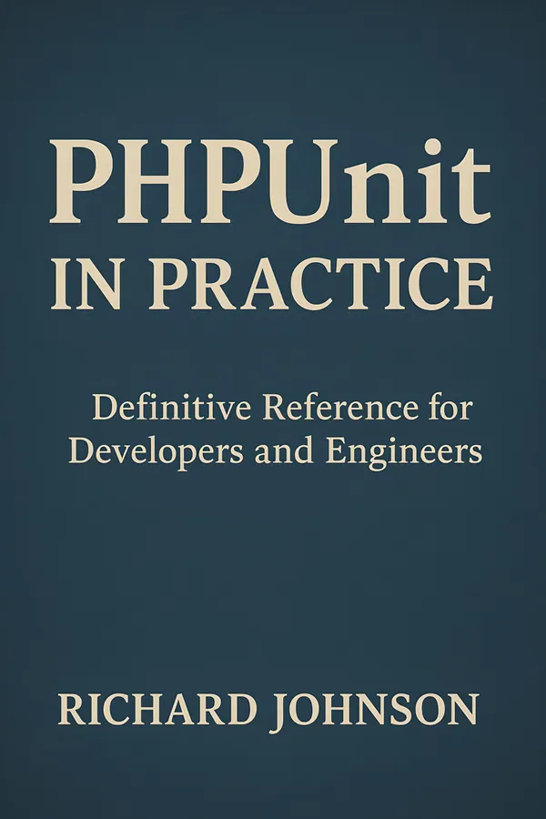 PHPUnit in Practice : Definitive Reference for Developers and Engineers