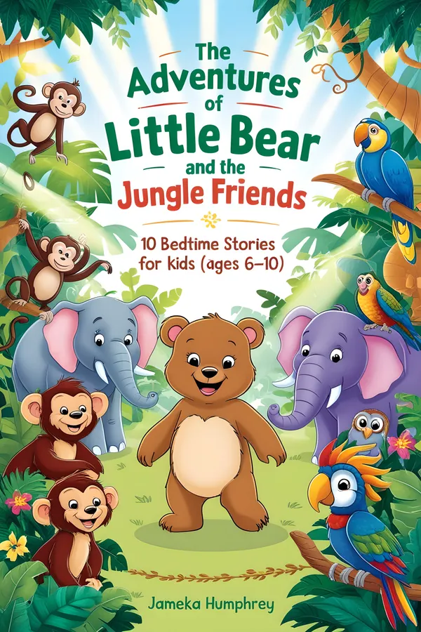 The Adventures of Little Bear and the Jungle Friends : 10 Bedtime Stories for kids (Ages 6-10)