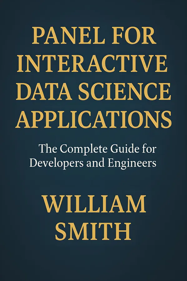 Panel for Interactive Data Science Applications : The Complete Guide for Developers and Engineers