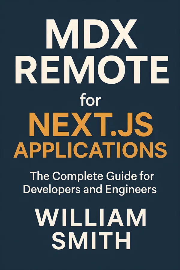 MDX Remote for Next.js Applications : The Complete Guide for Developers and Engineers