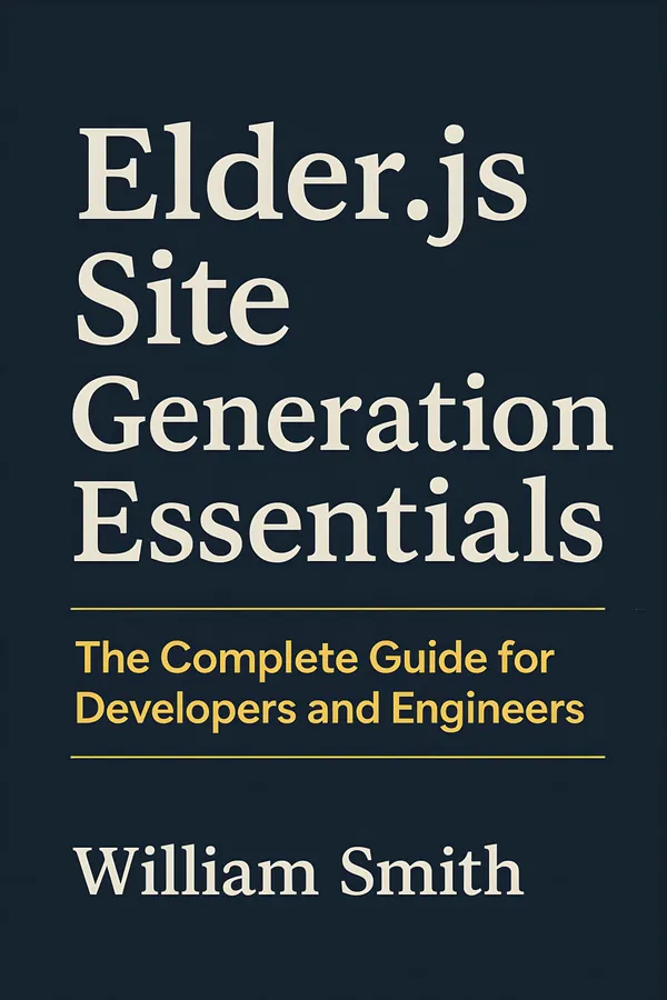Elder.js Site Generation Essentials : The Complete Guide for Developers and Engineers