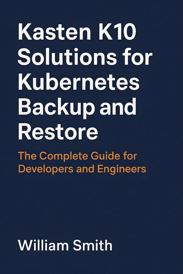 Kasten K10 Solutions for Kubernetes Backup and Restore : The Complete Guide for Developers and Engineers