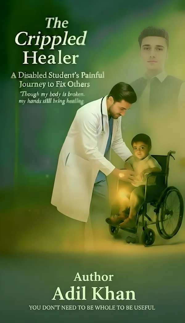 The Crippled healer : Through my body is broken my hands still bring healing