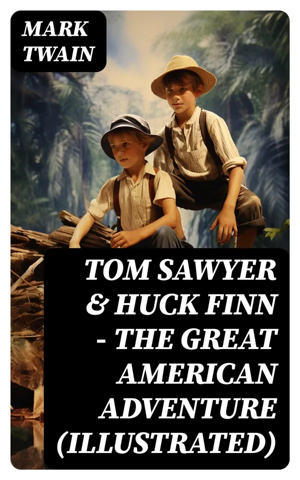 Tom Sawyer & Huck Finn – The Great American Adventure (Illustrated)