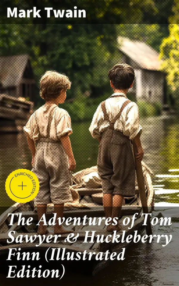 The Adventures of Tom Sawyer & Huckleberry Finn (Illustrated Edition) : Enriched edition. An Illustrated Adventure Through the American South