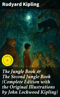 The Jungle Book & The Second Jungle Book (Complete Edition with the Original Illustrations by John Lockwood Kipling) : Enriched edition. Timeless Tales of Adventure and Wisdom in the Indian Jungle