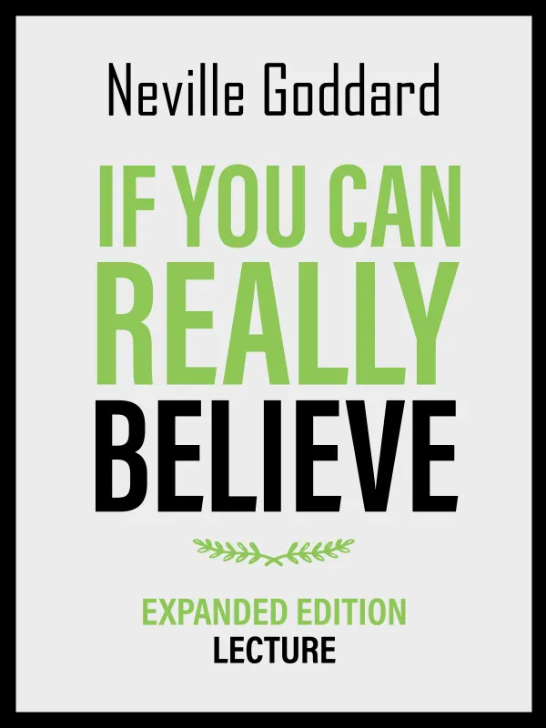 If You Can Really Believe - Expanded Edition Lecture