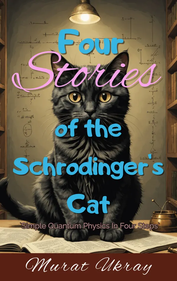 Four Stories of the Schrodinger's Cat : `Simple Quantum Physics In Four Steps`