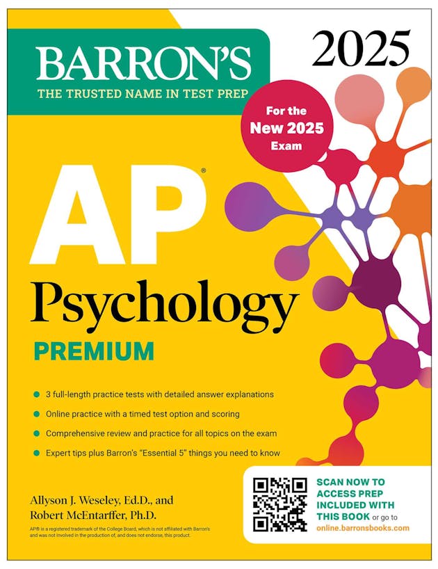 AP Psychology Premium, 2025 6 Practice Tests + Comprehensive Review