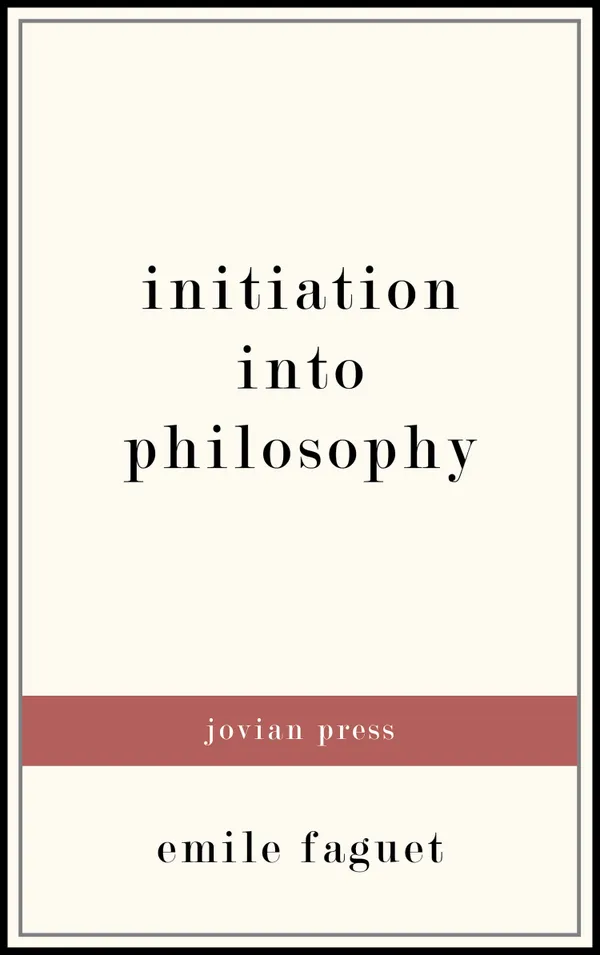 Initiation into Philosophy