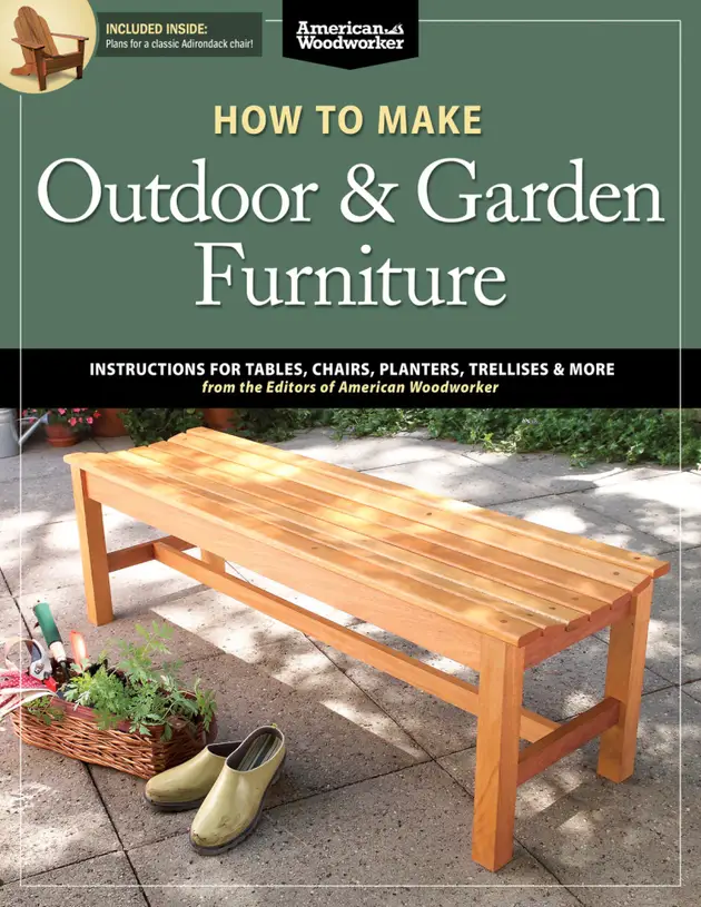 How to Make Outdoor & Garden Furniture : Instructions for Tables ...