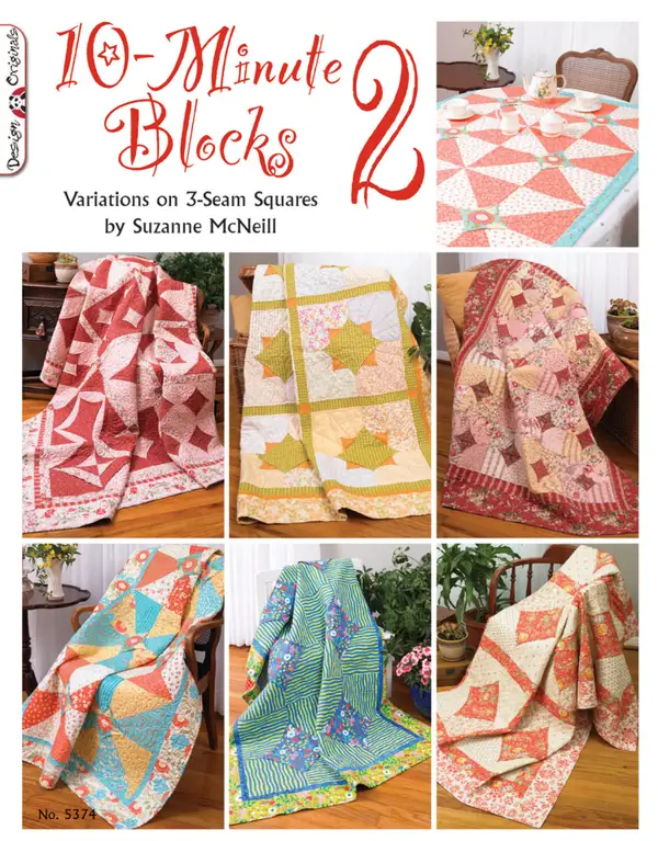 10-Minute Blocks 2 : Variations on 3-Seam Squares