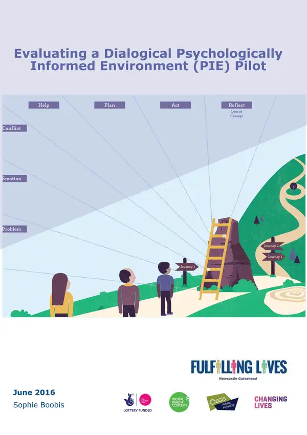 Evaluation of a Dialogical Psychologically Informed Environment (PIE) Pilot : Addressing homelessness, re-offending, substance abuse, and mental illness