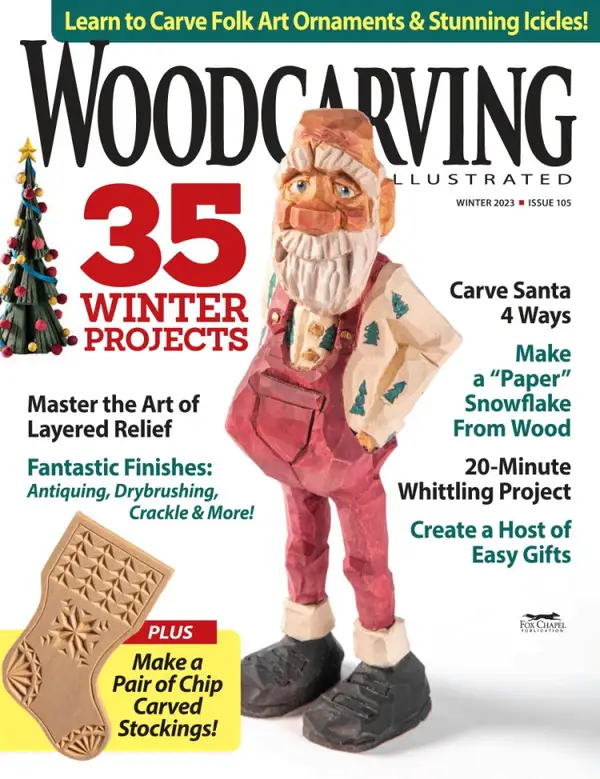 Woodcarving Illustrated Issue 105 Winter 2023