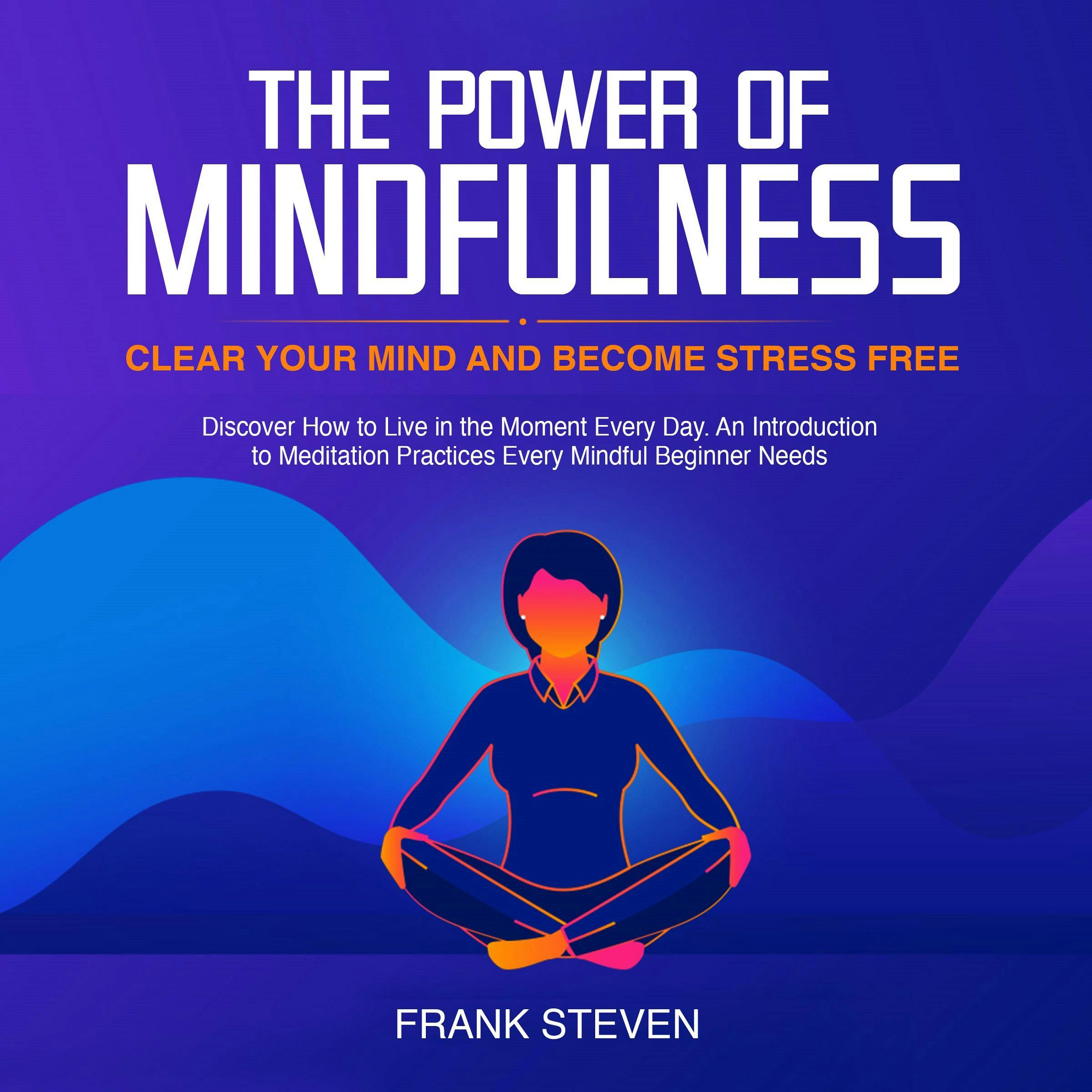 The Power Of Mindfulness, Clear Your Mind And Become Stress Free. Discover How  To Live In The Moment Everyday. An Introduction To Meditation Practices.  Every Mindful Beginner Needs, Audiobook