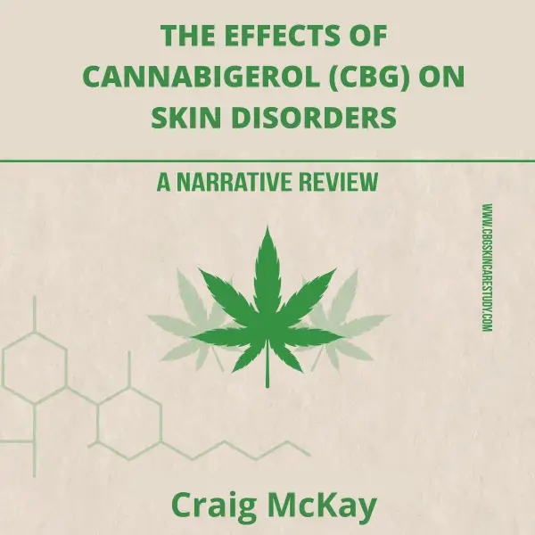The effects of cannabigerol (CBG) on skin disorders : A narrative review